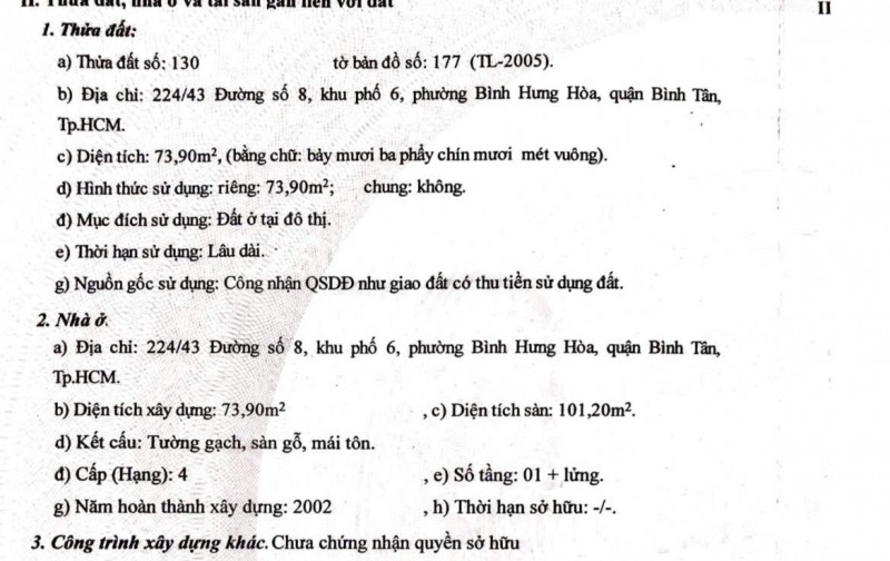 NHÀ CHÍNH CHỦ BÁN, 4x18, HXH, GẦN AEONMALL TÂN PHÚ. 5.7 tỷ